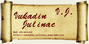 Vukadin Julinac vizit kartica